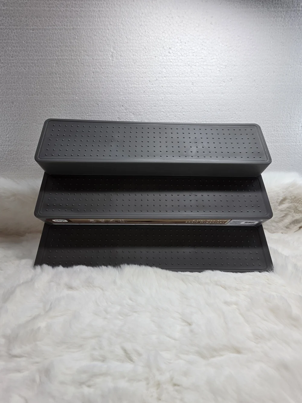 edge 3-Tier Organizer Shelves - Charcoal Gray